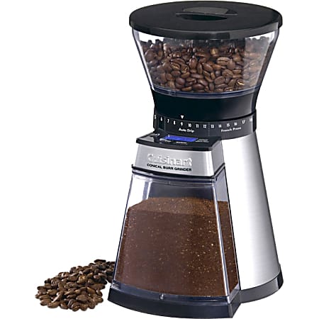 DeLonghi Dedica Conical Burr Coffee Grinder Stainless - Office Depot