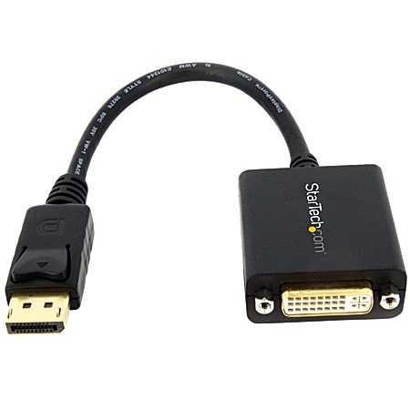 StarTech.com DP2DVI2 DisplayPort to DVI Adapter, DisplayPort to