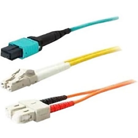 AddOn 2m LC (Male) to LC (Male) Orange OM1 Duplex Riser Fiber Riser-Rated Patch Cable