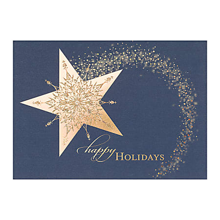 Sample Holiday Card, Winter's Shooting Star
