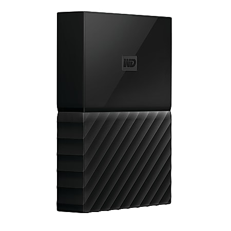 WD My Passport® 3TB Portable External Hard Drive, Black