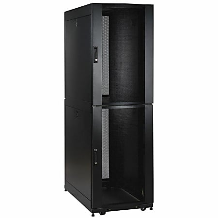 Eaton Tripp Lite Series 42U SmartRack Co-Location Standard-Depth Rack Enclosure Cabinet - 2 separate compartments - 42U