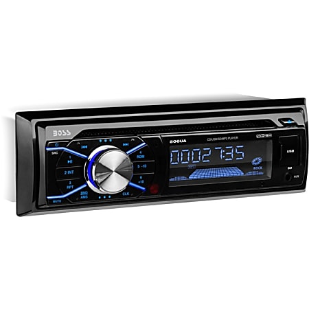 BOSS AUDIO 506UA Single-DIN CD/MP3 Player, Receiver, Wireless Remote - Plays | MP3/CD/USB/SD CD?R/RW Audio