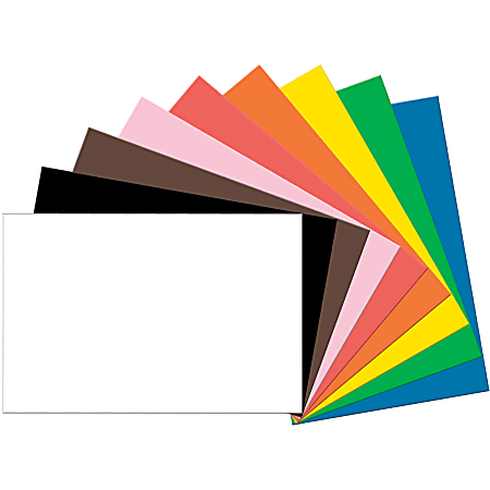 Colored sales construction paper