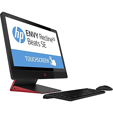 HP ENVY Recline 23-m100 23-m120 All-in-One Computer - Intel Core i3 (4th Gen) i3-4130T 2.90 GHz - 4 GB DDR3 SDRAM - 1 TB HHD - 23" 1920 x 1080 Touchscreen Display - Windows 8 - Desktop - Black