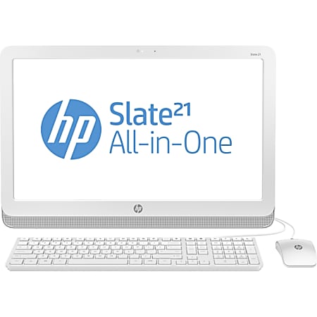 HP Slate 21 21-k100 All-in-One Computer - NVIDIA Tegra 4 T40S 1.66 GHz - 1 GB DDR3 SDRAM - 8 GB Flash Memory Capacity - 21.5" 1920 x 1080 Touchscreen Display - Android 4.2.2 Jelly Bean - Desktop