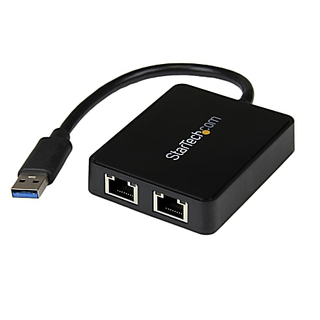 StarTech.com USB 3.0 To Dual Port Gigabit Ethernet