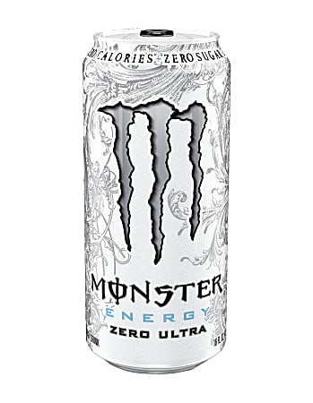 Monster Zero Ultra Energy Drink, 16 Oz