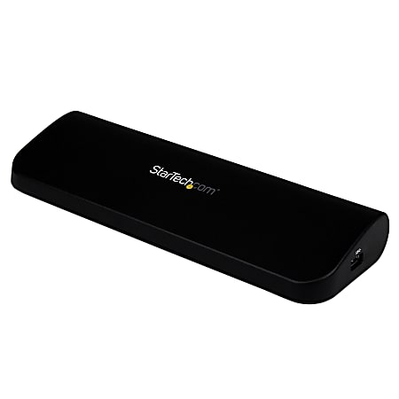 StarTech.com USB 3.0 Docking Station - Compatible with Windows / macOS - Supports Dual Displays - HDMI and DVI - DVI to VGA Adapter Included - USB3SDOCKHD - Dual Monitor Docking Station - HDMI and DVI-D or HDMI and VGA Monitor Connections