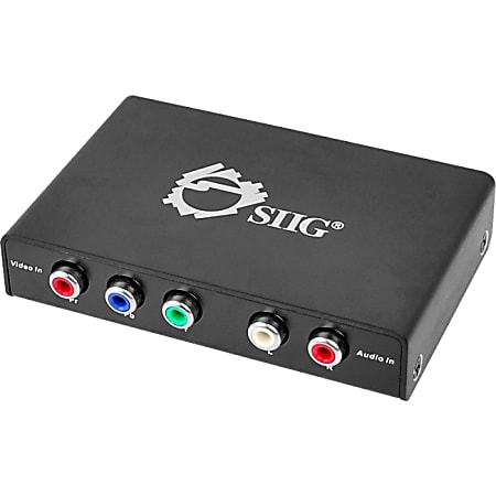 SIIG Component Video & Audio to HDMI Signal Converter