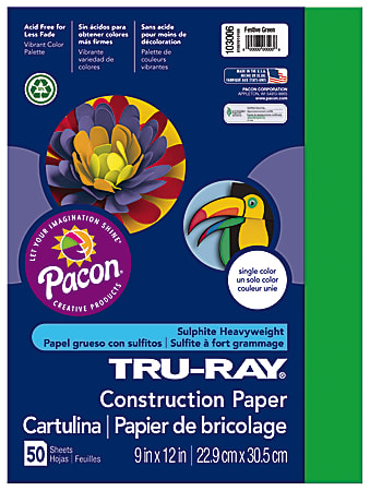 Office Depot Brand Construction Paper 9 x 12 100percent Recycled