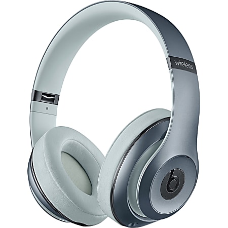 Mudret teori i stedet Beats by Dr. Dre Studio Wireless Over Ear Headphones Sky Stereo  WiredWireless Bluetooth 30 ft 20 Hz 20 kHz Over the head Binaural  Circumaural Noise Canceling Sky - Office Depot