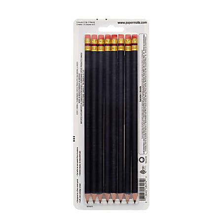  Paper Mate Mirado Black Warrior Pencil No. 2, 8 Count : Wood  Lead Pencils : Office Products