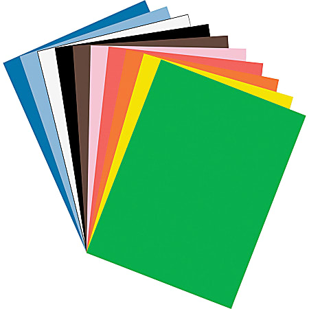 Office Depot Brand Construction Paper 12 x 18 100percent Recycled