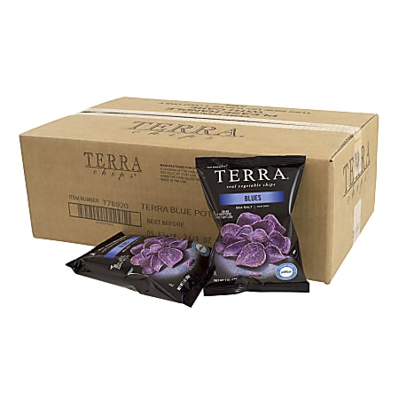 Terra Real Vegetable Chips, Blue, 1 Oz, Pack