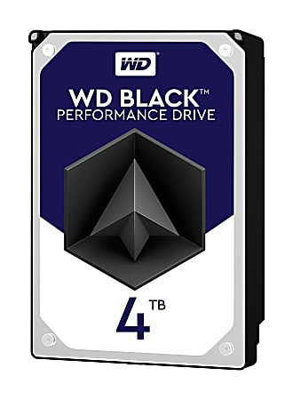 Western Digital® Black SATA III Internal Hard Drive For Desktops, 256MB Cache, 4TB