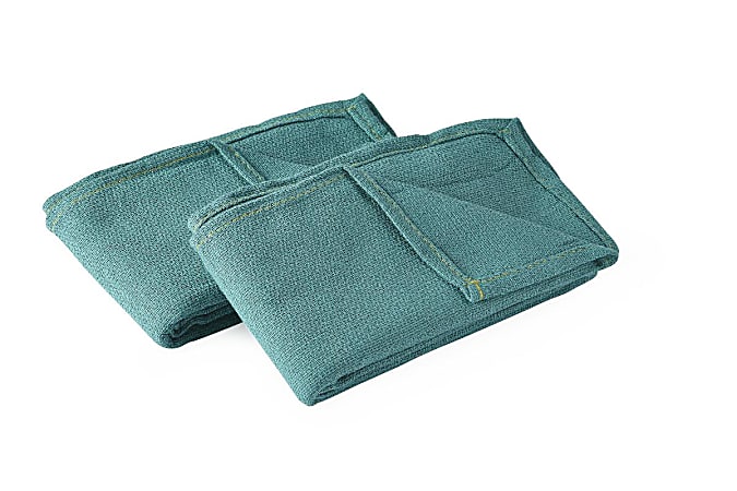 Medline Sterile Disposable X-Ray Detectable O.R. Towels, 27" x 17", Green, 4 Towels Per Pack, Case Of 20 Packs