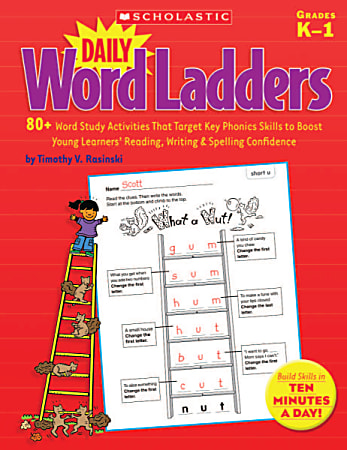 Scholastic Daily Word Ladders, Grades K-1