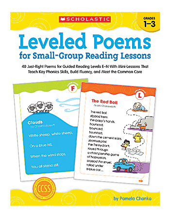Scholastic Leveled Poems For Small-Group Reading Lessons