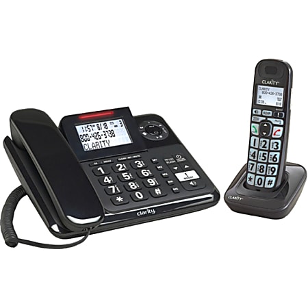 Clarity E814CC Cordless Phone - 1 x Phone Line - Speakerphone - Answering Machine