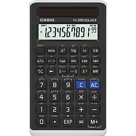 Casio black calculator outlet