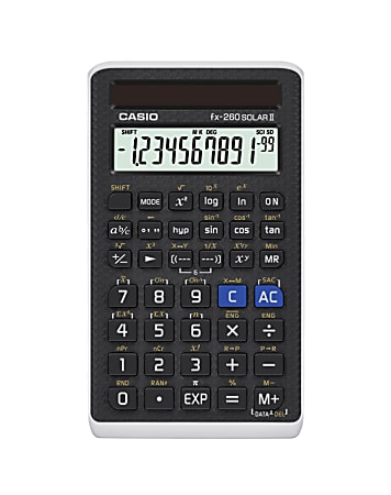 Casio Handheld Scientific Calculator Black Fx260solarii Office Depot