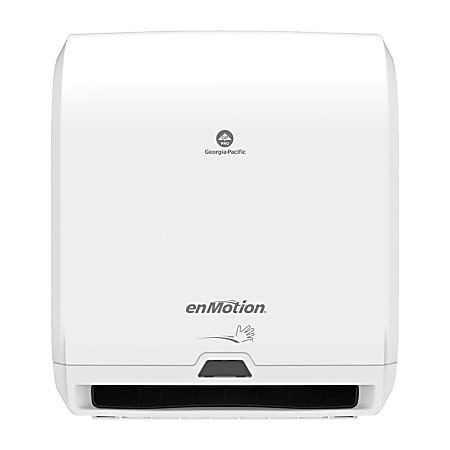 enMotion® 10" Automated Touchless Paper Towel Dispenser, 59407A, 17.3"H x 14.7"W x 9.5"D, White, 1 Dispenser