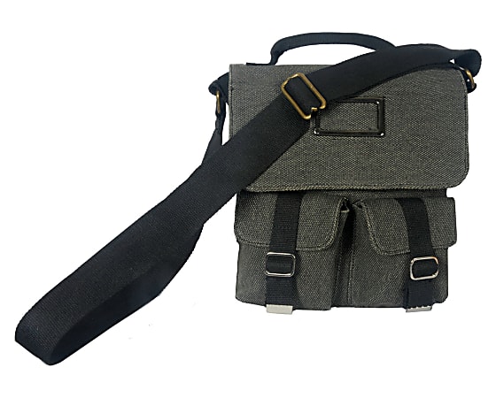 Ducti Fort Worth Utility Messenger Bag Black
