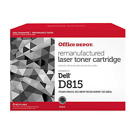 Office Depot® Brand Remanufactured High-Yield Black Toner Cartridge Replacement For Dell™ H815, 200923P