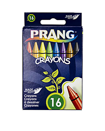 Prang® Soy Crayons, Tuck Box, Box Of 16