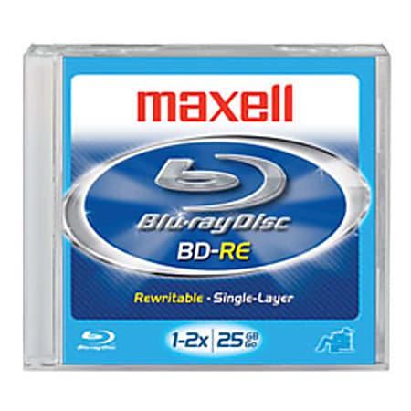 Maxell® Blu-ray Disc™ Rewritable Media, 25GB