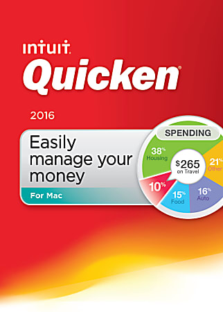 Quicken® For Apple® Mac® 2016, Traditional Disc