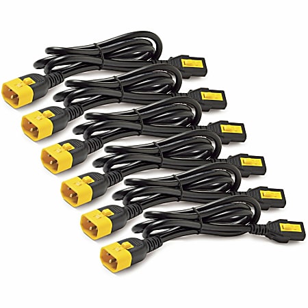 APC - Power cable - power IEC 60320 C13 to IEC 60320 C14 - 10 A - 4 ft - black - North America - for P/N: SCL500RMI1UC, SCL500RMI1UNC, SMT3000I-AR, SMT3000R2I-AR, SMTL750RMI2UC, SRT1500RMXLI