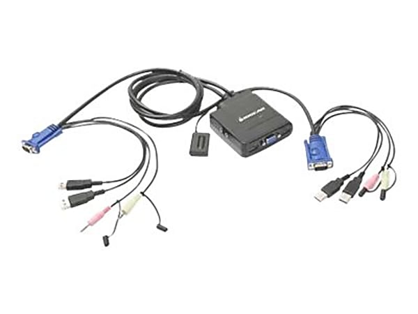 IOGEAR GCS72U - KVM / audio switch - 2 x KVM / audio - 1 local user - desktop