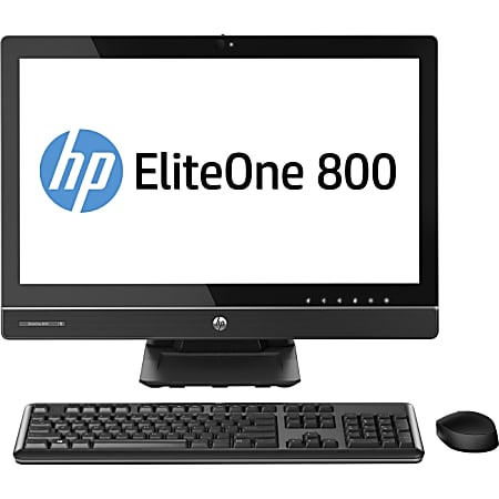 HP EliteOne 800 G1 All-in-One PC, 23" Screen, Intel® Core™ i5, 4GB Memory, 500GB Hard Drive, Windows® 7