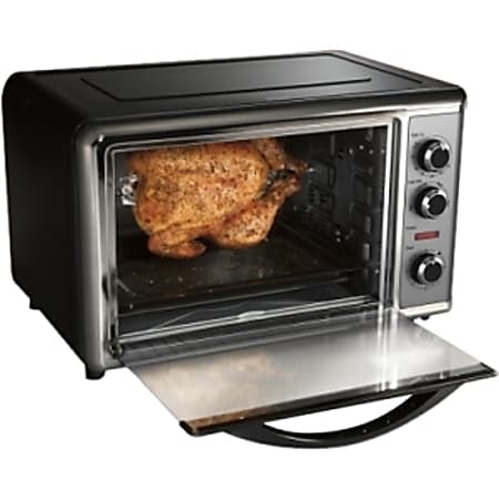 Hamilton Beach® Countertop Oven with Convection And Rotisserie, Black