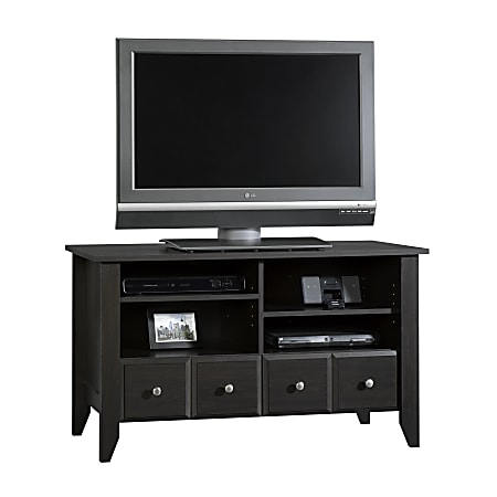 Sauder® Shoal Creek TV Stand For TVs Up To 42", Jamocha Wood