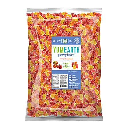 Yummy Earth Gummy Bears, 5 Lb Bag