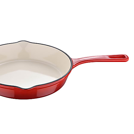 Bergner Iron Fry Pan With Helper Handle, 10, Red - Yahoo Shopping
