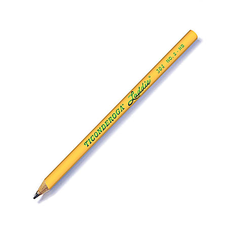 Dixon® Ticonderoga® Laddie Elementary Pencils, Without Eraser, Pack Of 12 Pencils