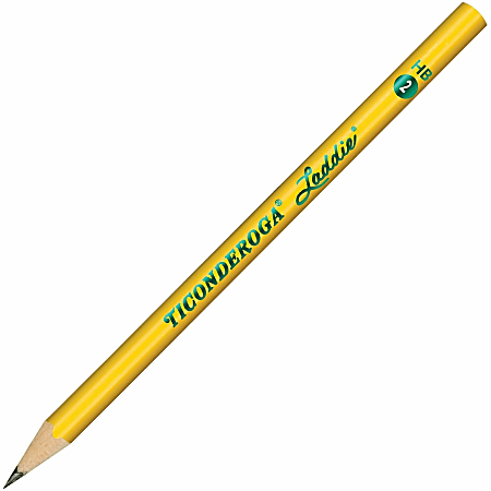 Dixon&reg; Ticonderoga&reg; Laddie Elementary Pencils, Without Eraser, Pack Of 12 Pencils