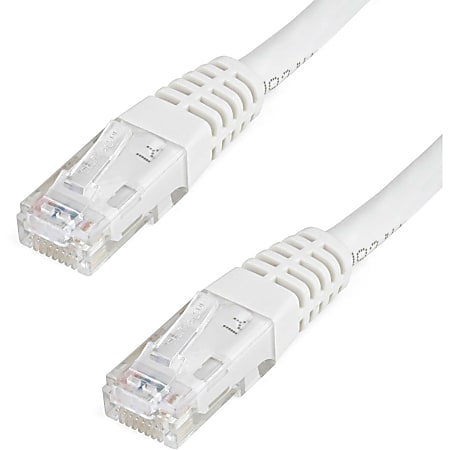 StarTech.com 5ft CAT6 Ethernet Cable - White Molded