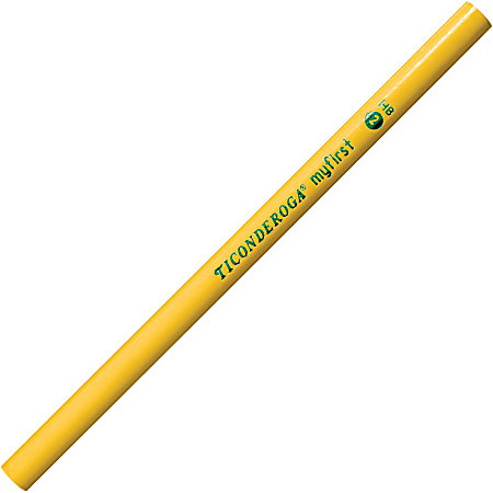 Ticonderoga Beginners Elementary Untipped Wood Pencils HB Lead