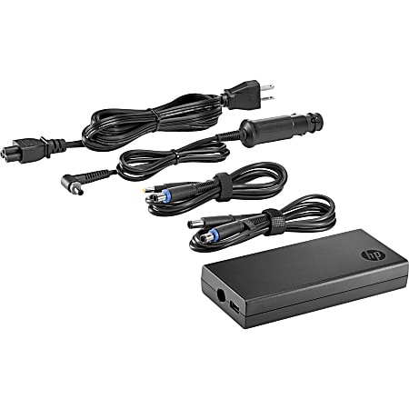 HP 90W Slim Combo w/USB Adapter - 90 W - 120 V AC, 230 V AC Input - 5 V DC, 19.5 V DC Output