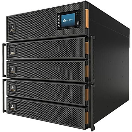 Vertiv Liebert GXT5 UPS-15kVA/15kW/208 and 120VAC|Online Rack/Tower Energy Star - Double Conversion | 11U | Built-in RDU101 Card | Color / Graphic LCD HMI | 3-Year Warranty