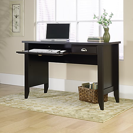 Sauder computer deals desk keyboard tray