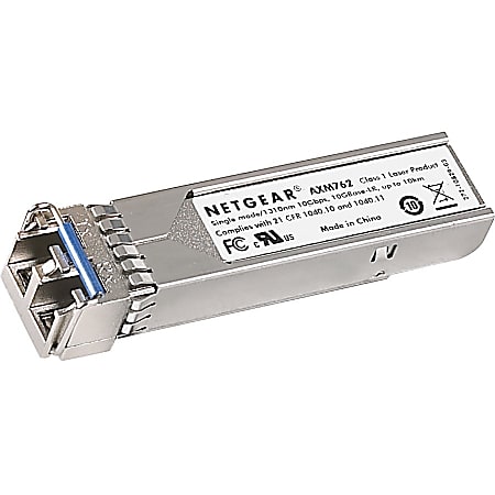 Netgear SFP+ Transceiver 10GBASE-LRM - For Data Networking, Optical Network - 1x LC Duplex 10GBase-LRM Network - AXM76310000S