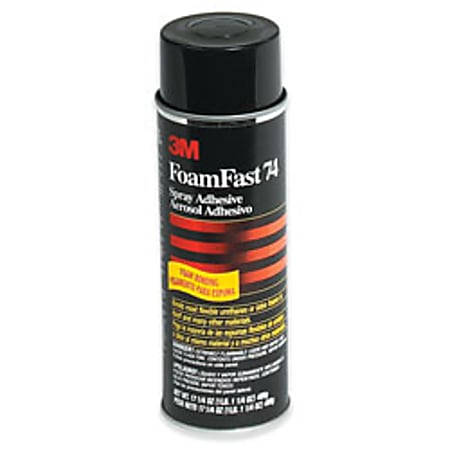 3M™ Foam Fast 74 Adhesive, 24 Oz Can, Case Of 12 Cans