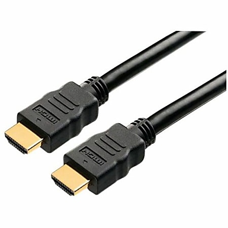 4XEM - HDMI cable with Ethernet - HDMI male to HDMI male - 50 ft - shielded - black - for P/N: 4XDPHDMI4K