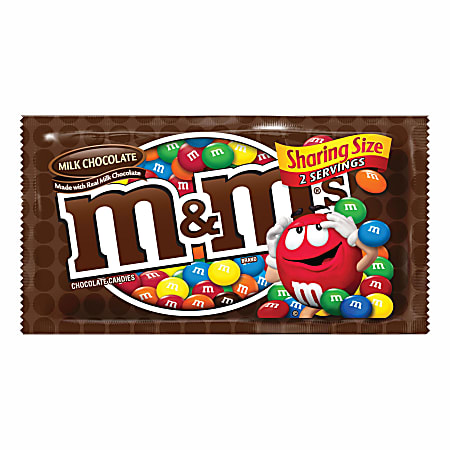 M&amp;M's&reg; Milk Chocolate Candies, 3 Oz Bag